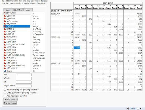 YieldOptiX bin flip analysis